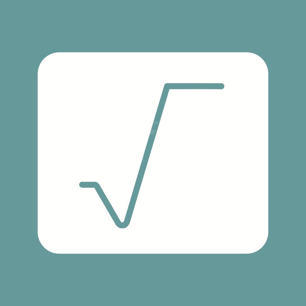 Square Root Vector Icon