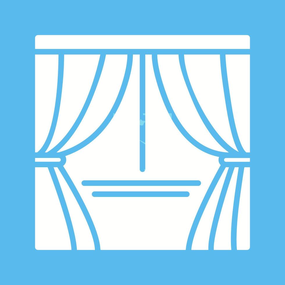 Curtains Vector Icon