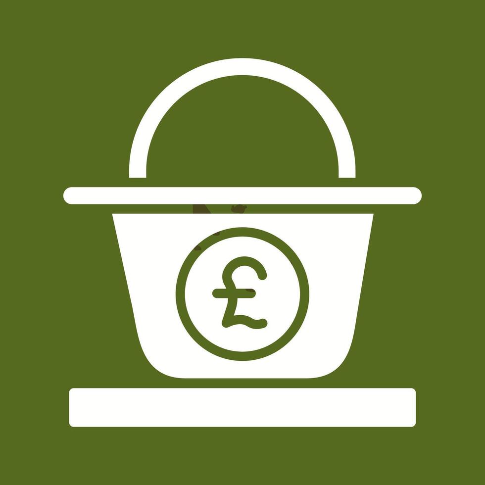 Pound Basket Vector Icon