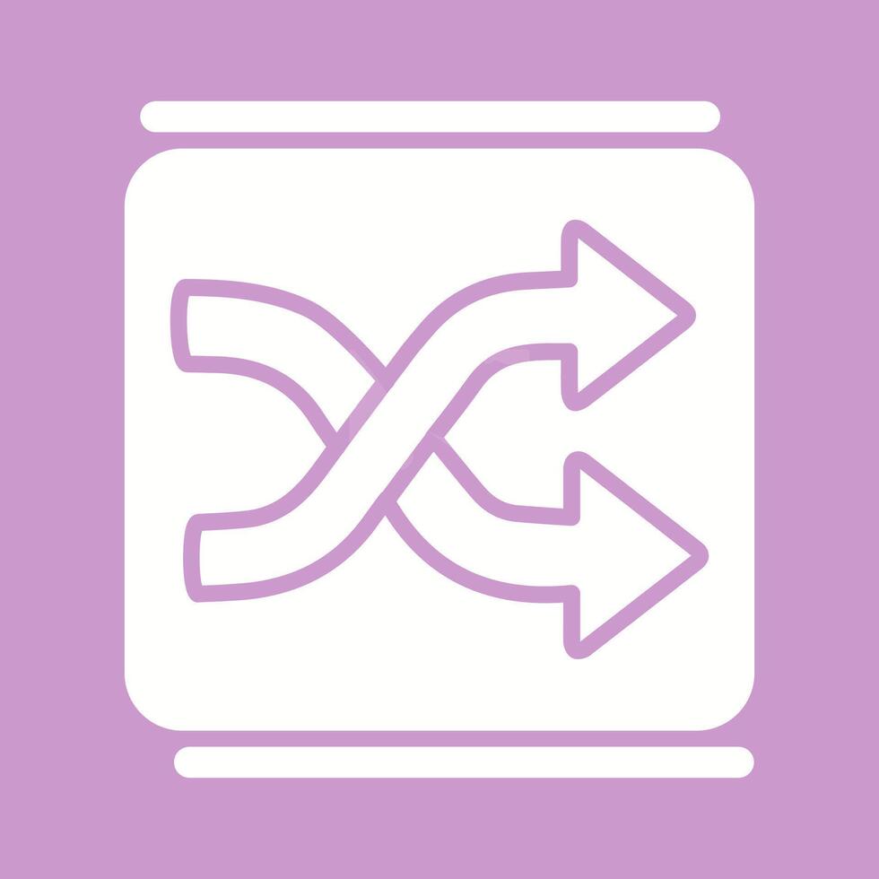 Shuffle Vector Icon
