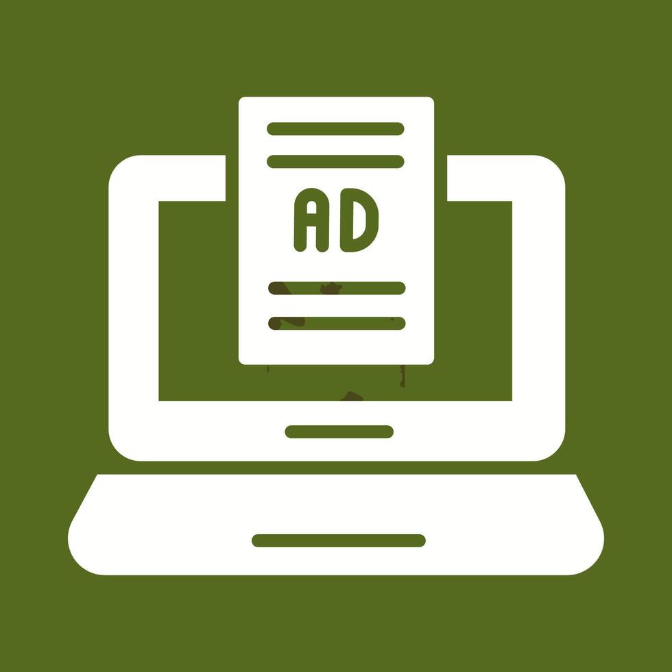 Internet Ads Vector Icon