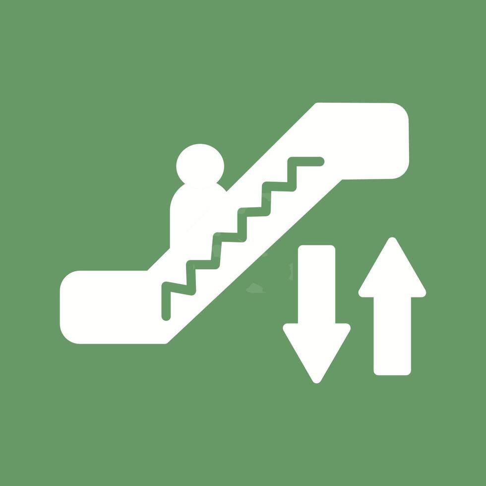 Escalator Vector Icon