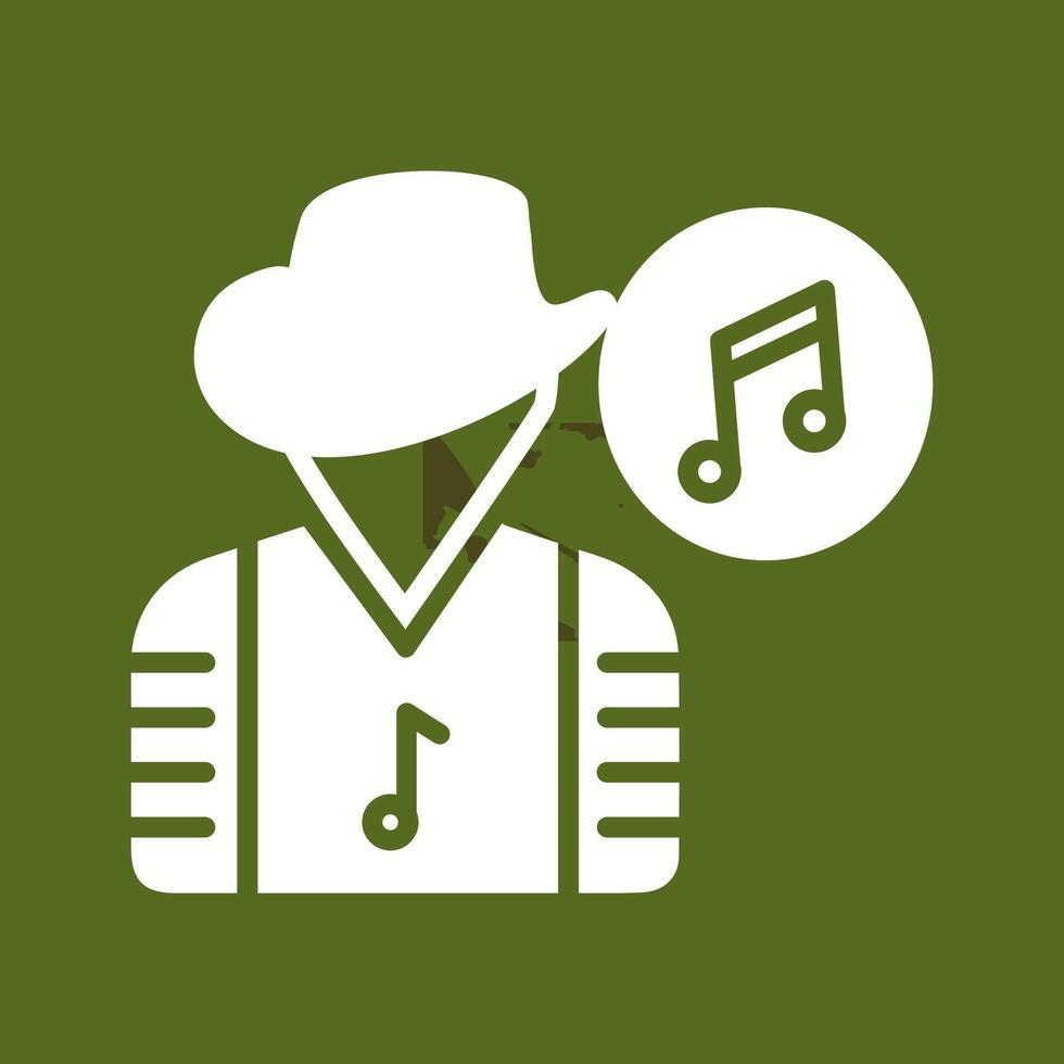 músico vector icono