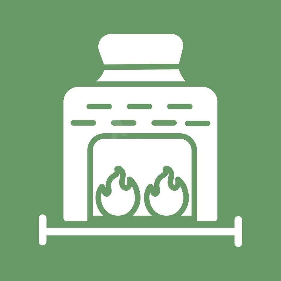 Coal Furnace Vector Icon