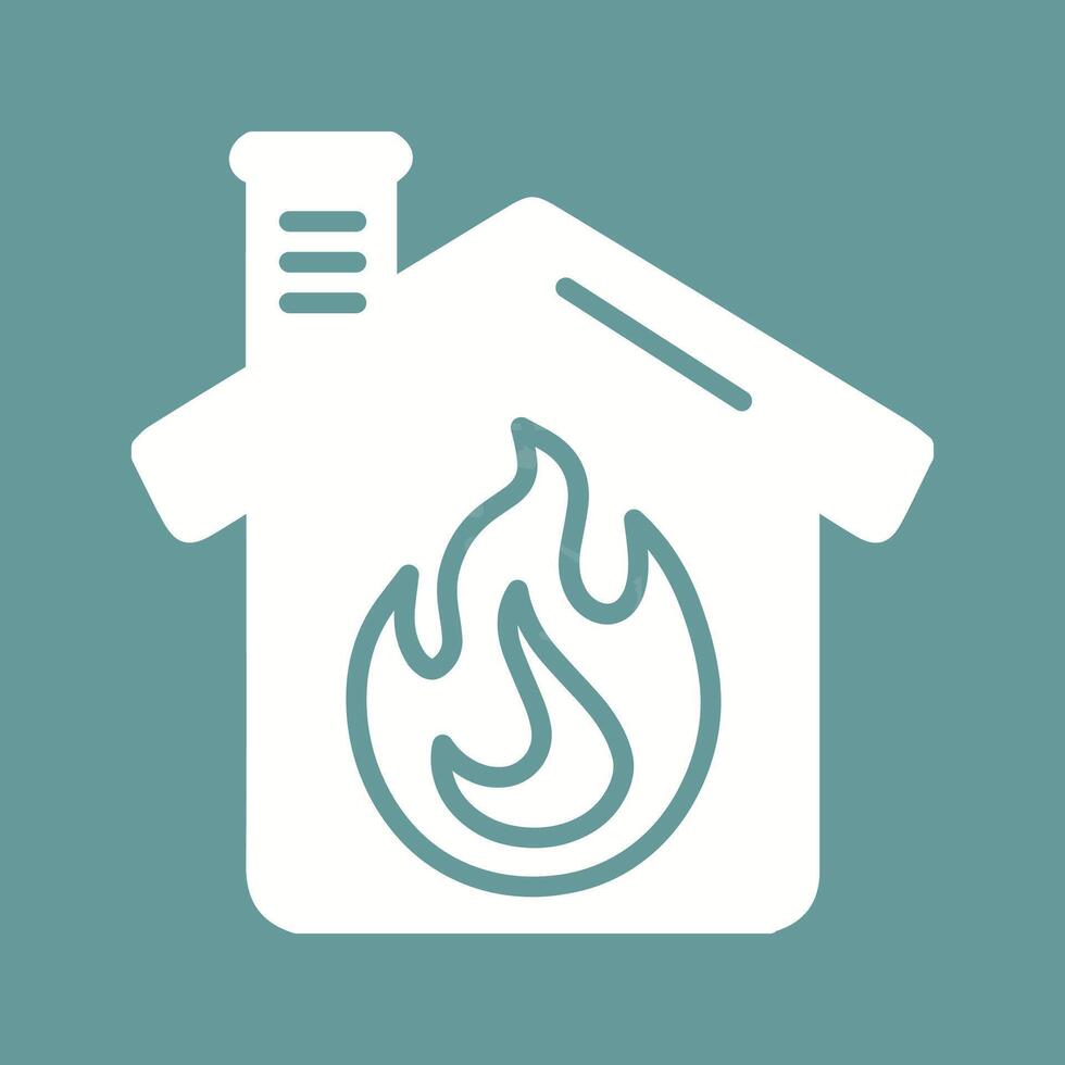 Housefire Vector Icon
