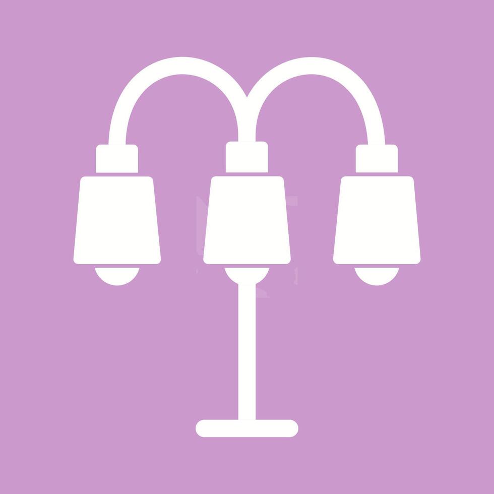 Lamp with stand Vector Icon