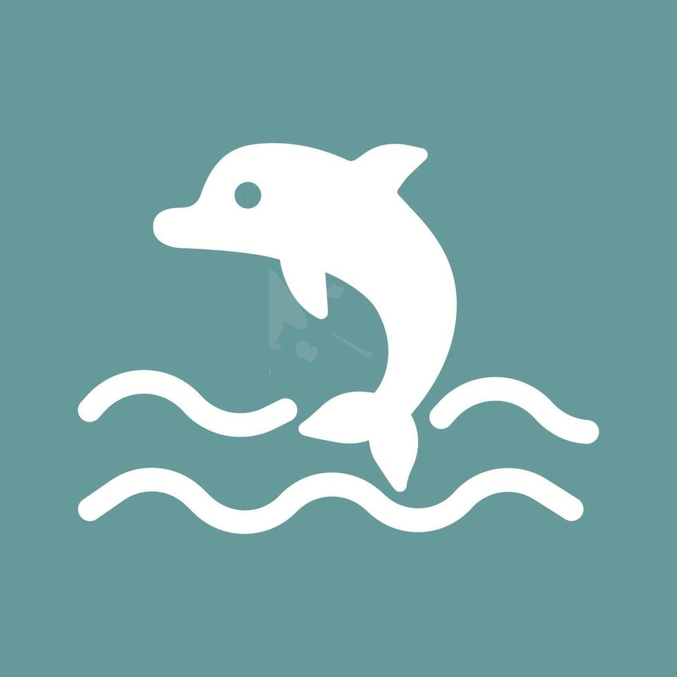 Dolphin Vector Icon