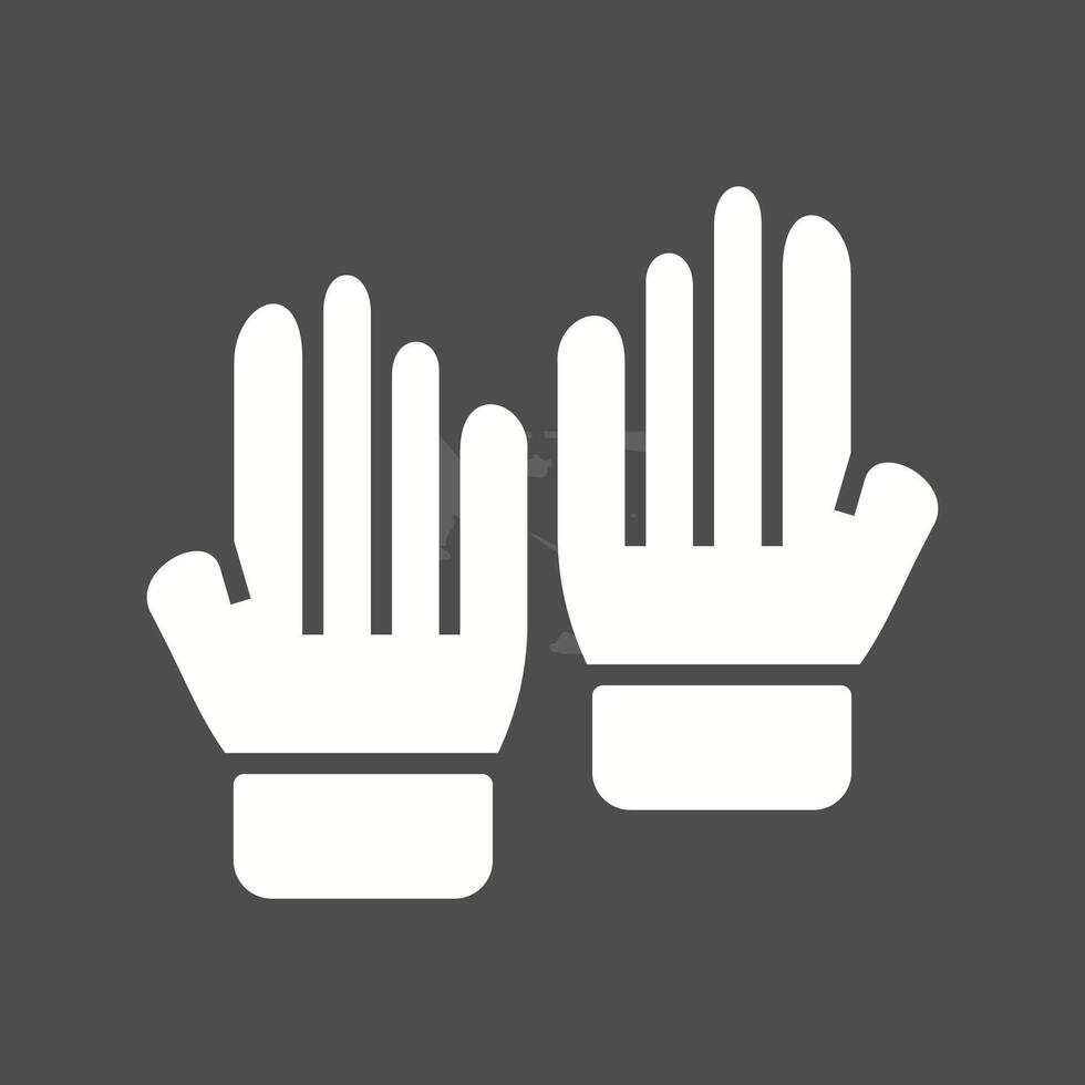 guantes, vector, icono vector