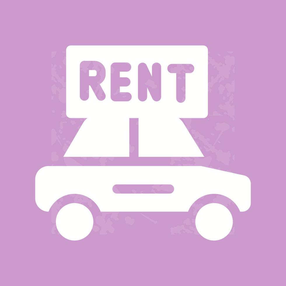 Rent a Car Vector Icon