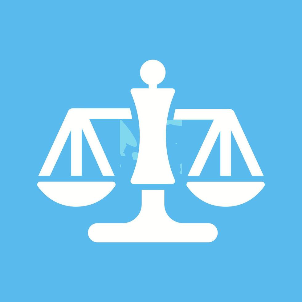 Justice Scale Vector Icon