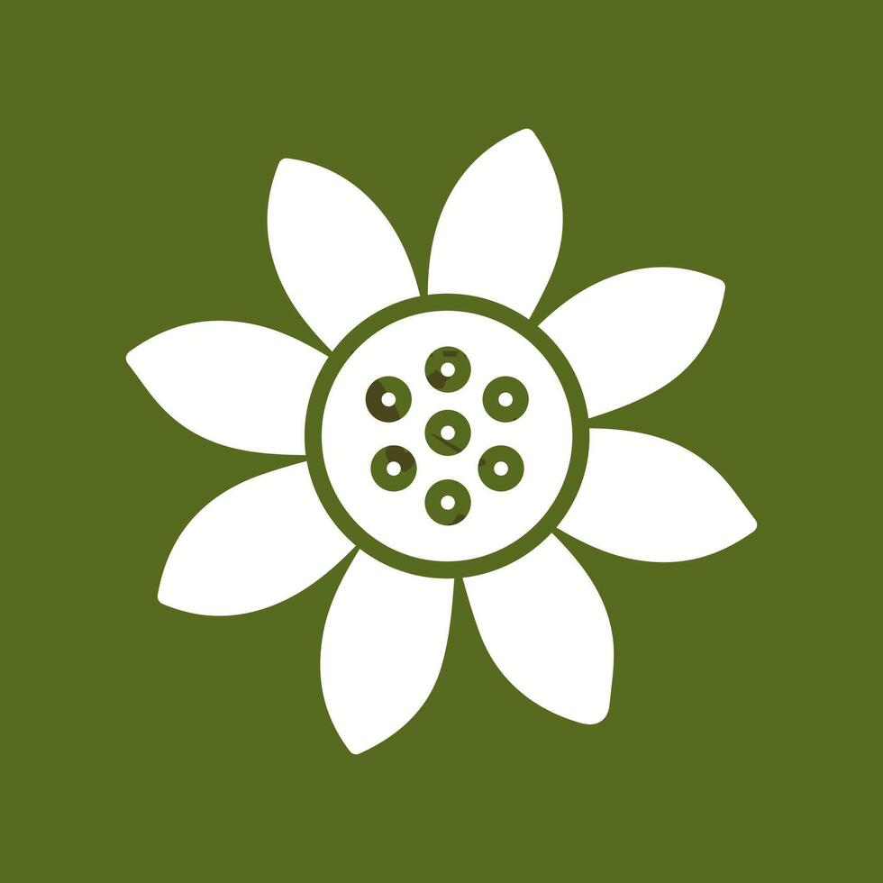 Sunflower Vector Icon