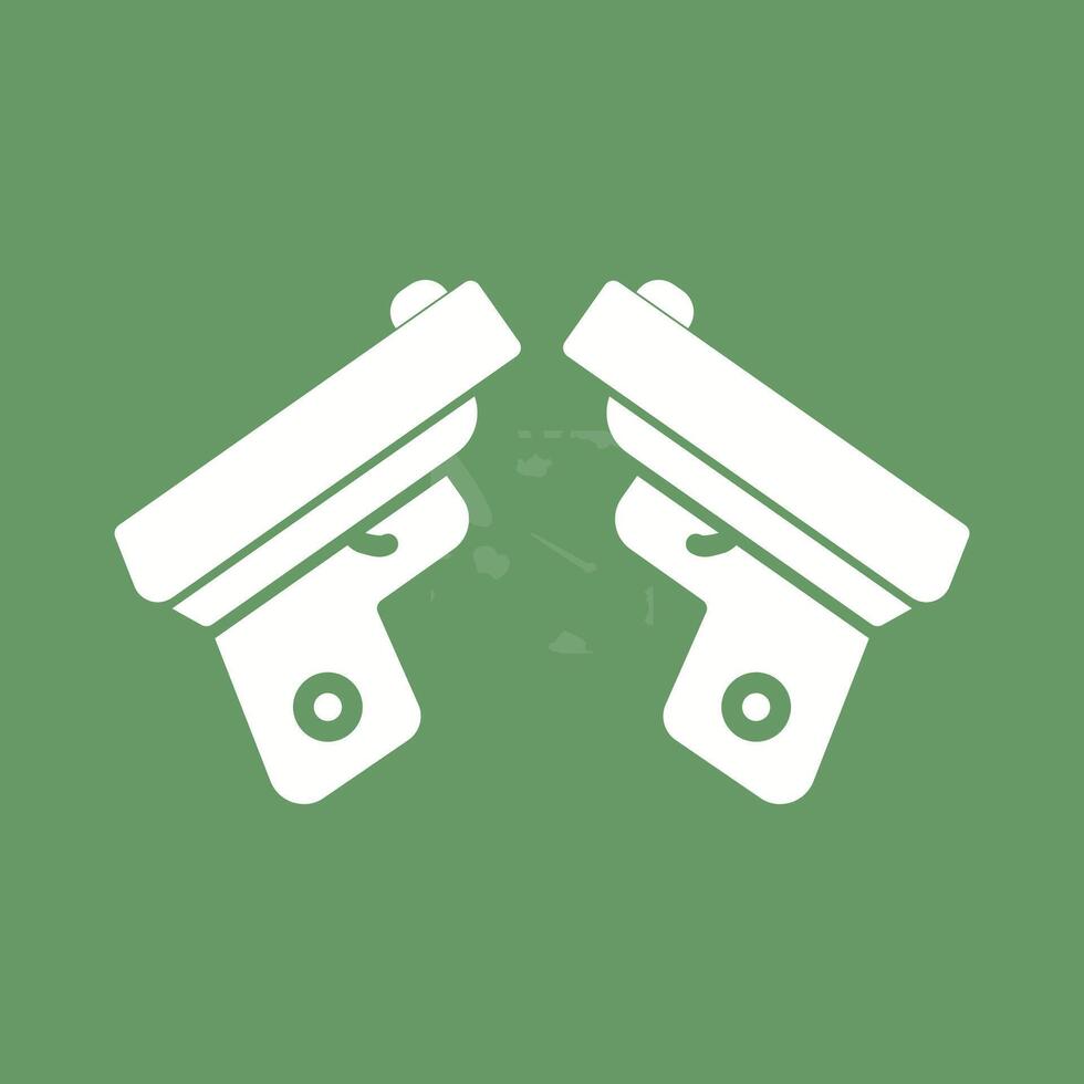 Two Guns Vector Icon