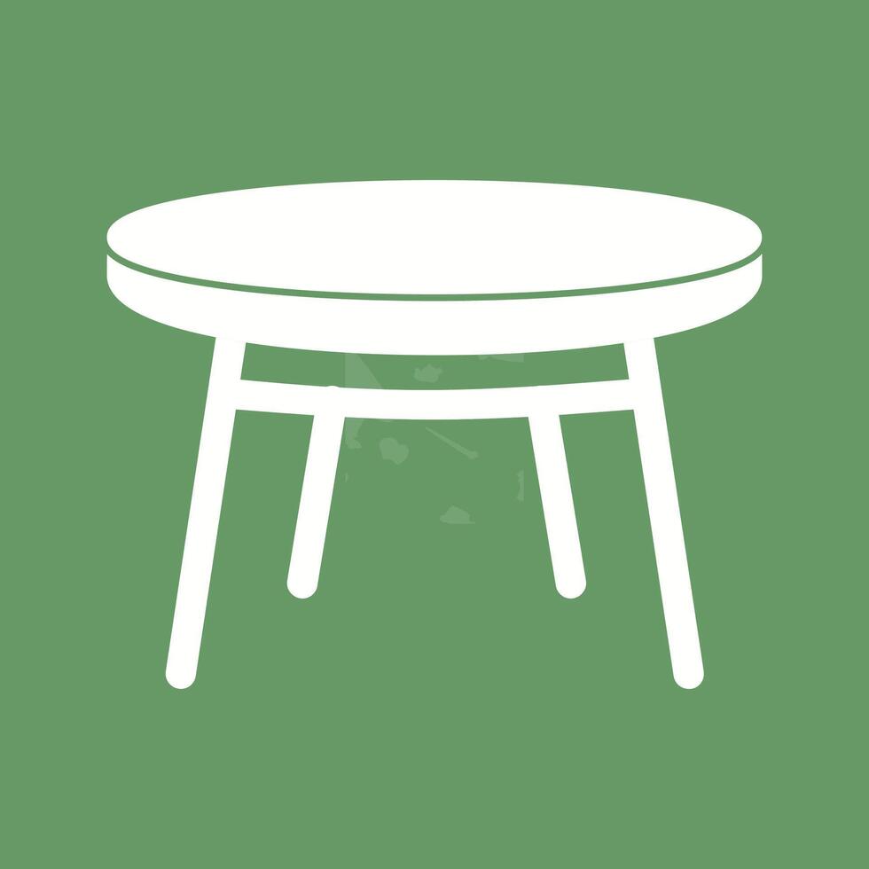 Small Table Vector Icon