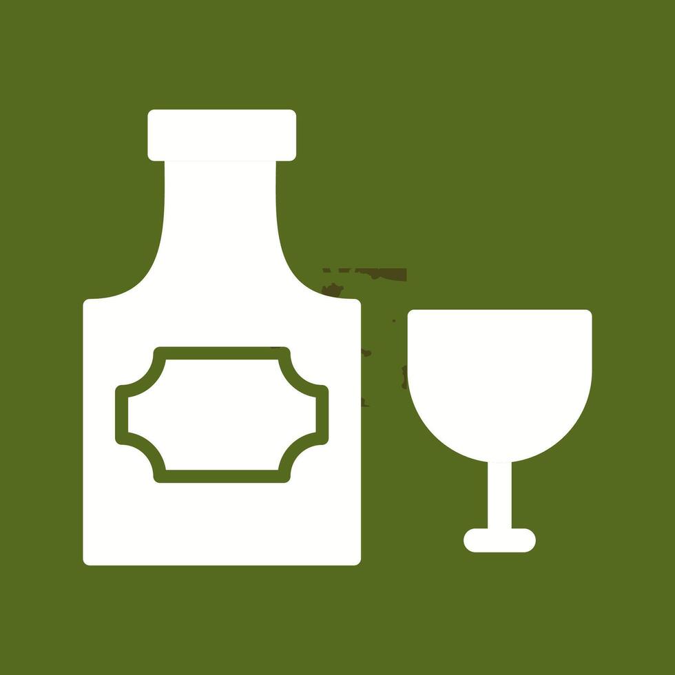 Bottle of Rum Vector Icon