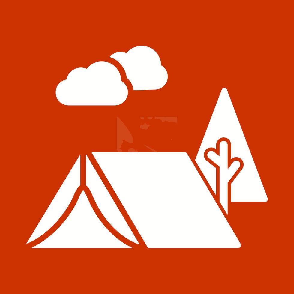 Tent Vector Icon