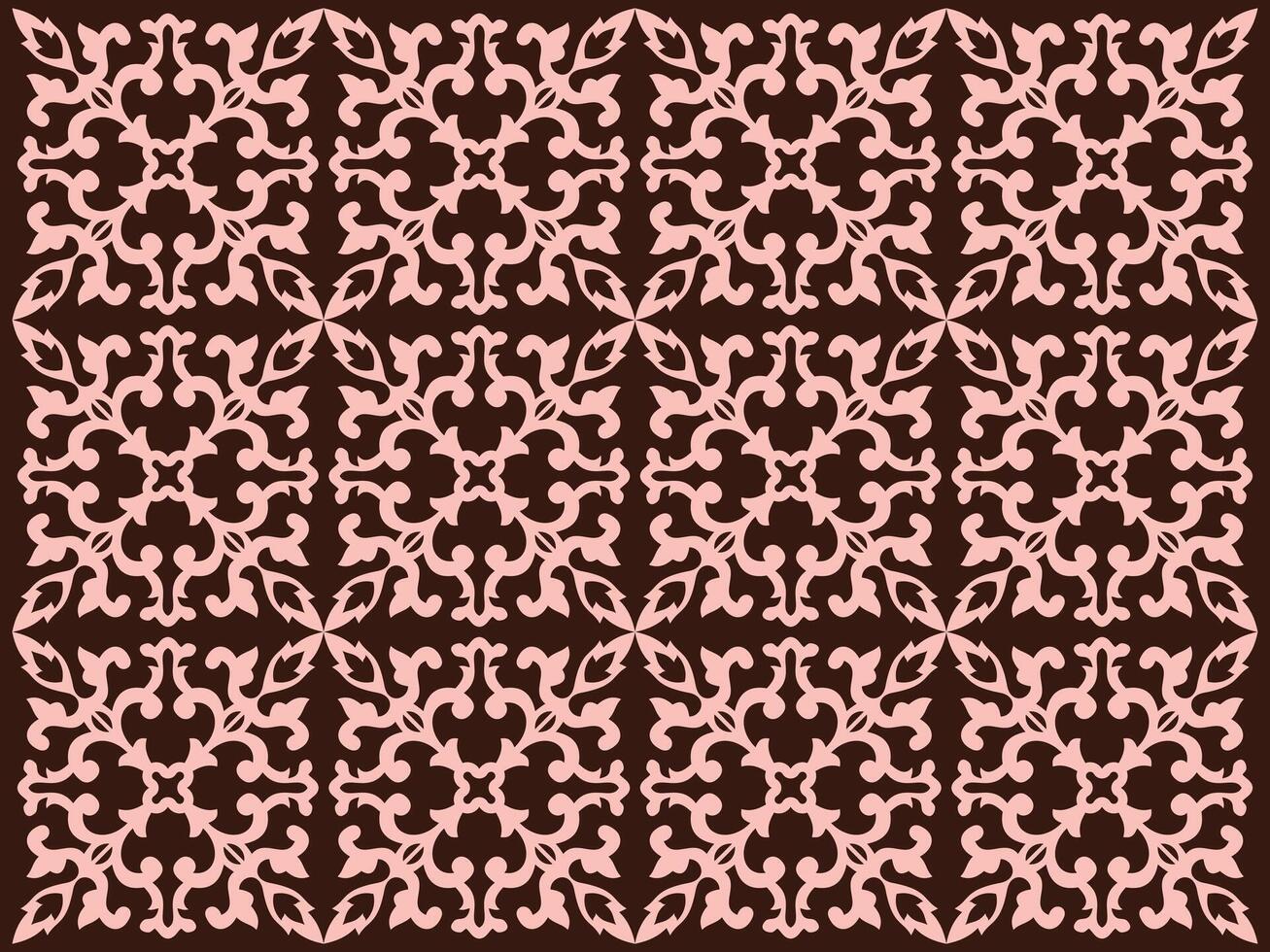 Floral pattern background, traditional design batik pattern vector
