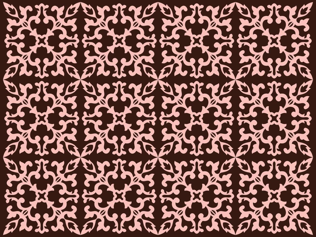 floral modelo fondo, tradicional diseño batik modelo vector