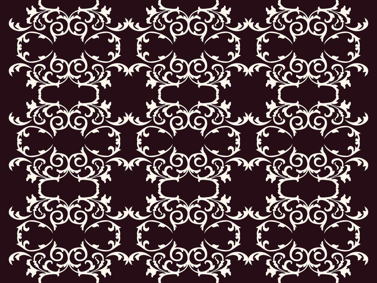 background vintage pattern, traditional design pattern vector
