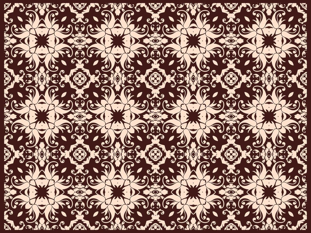 background vintage pattern, traditional design pattern vector