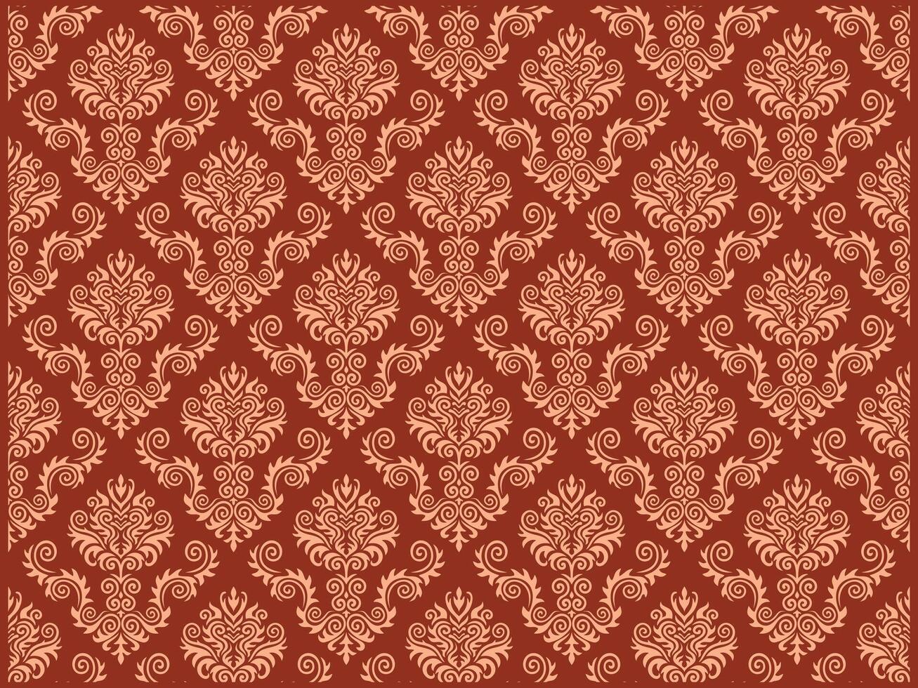 background vintage pattern, traditional design pattern vector