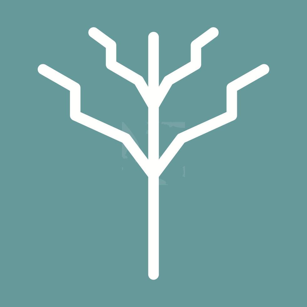 Tree with no leaves Vector Icon