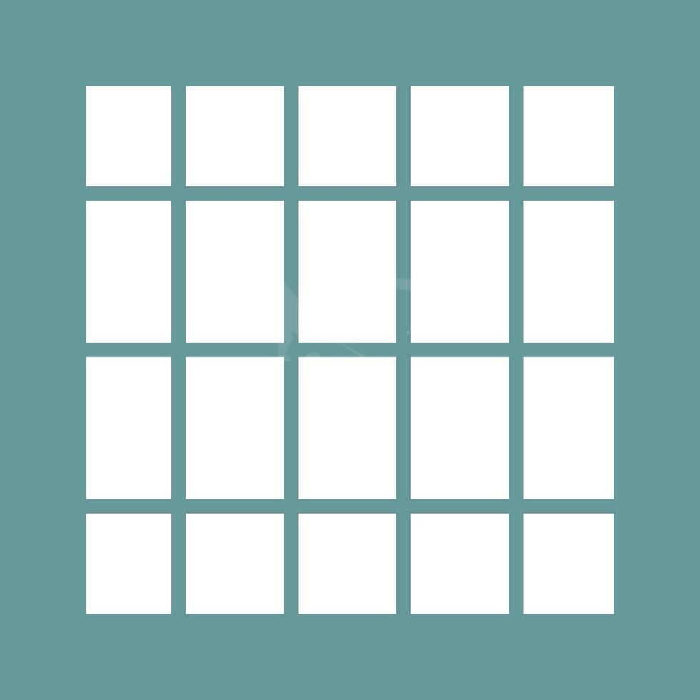 Table of Rates Vector Icon