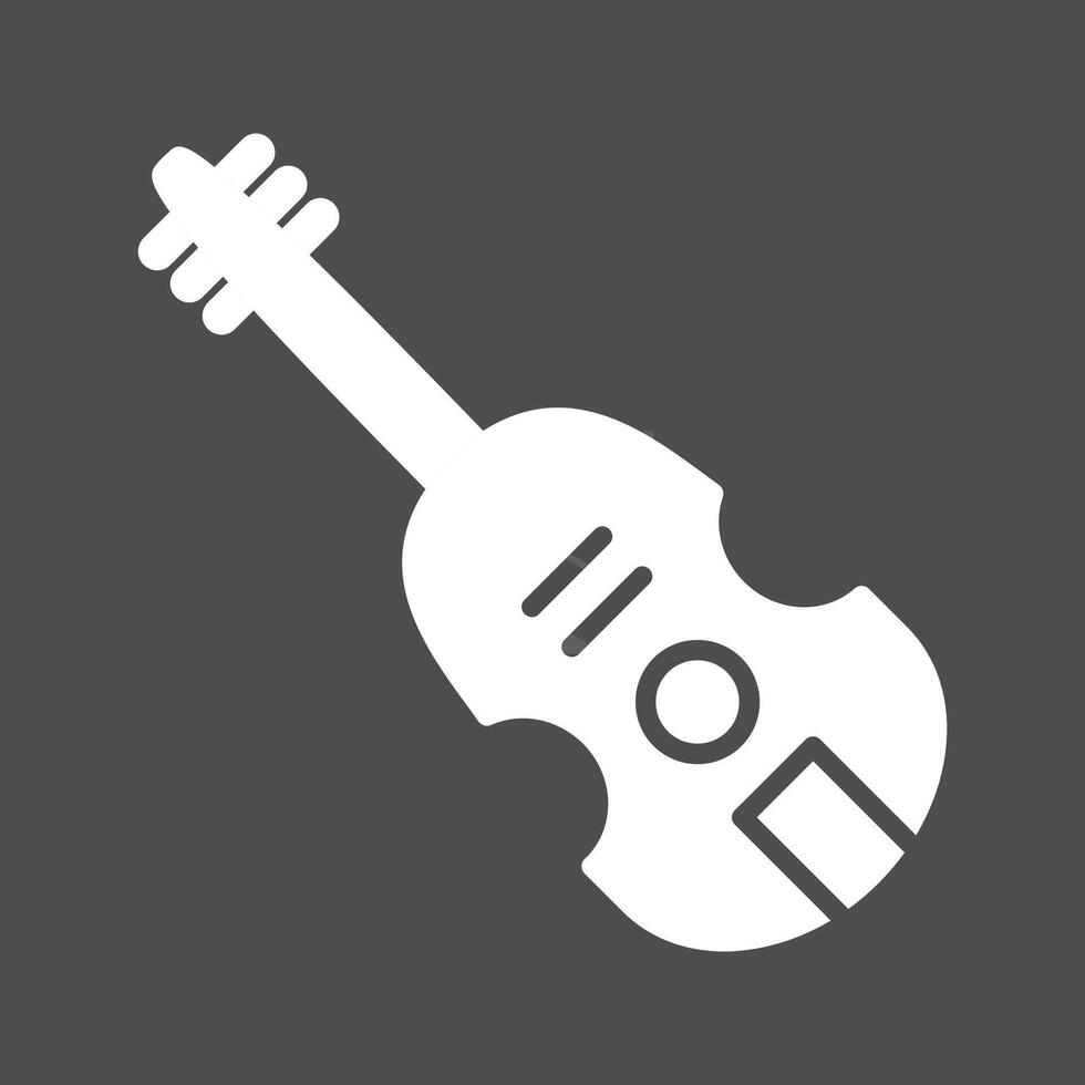 icono de vector de violín