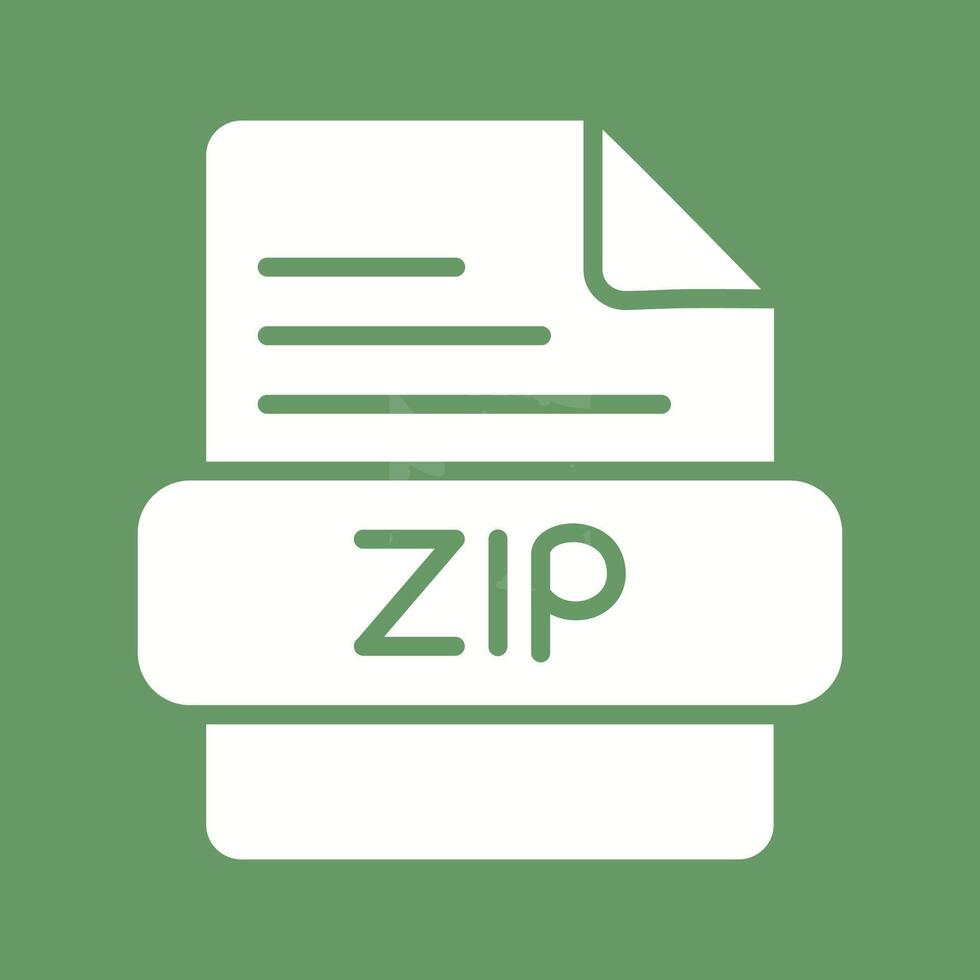 ZIP Vector Icon