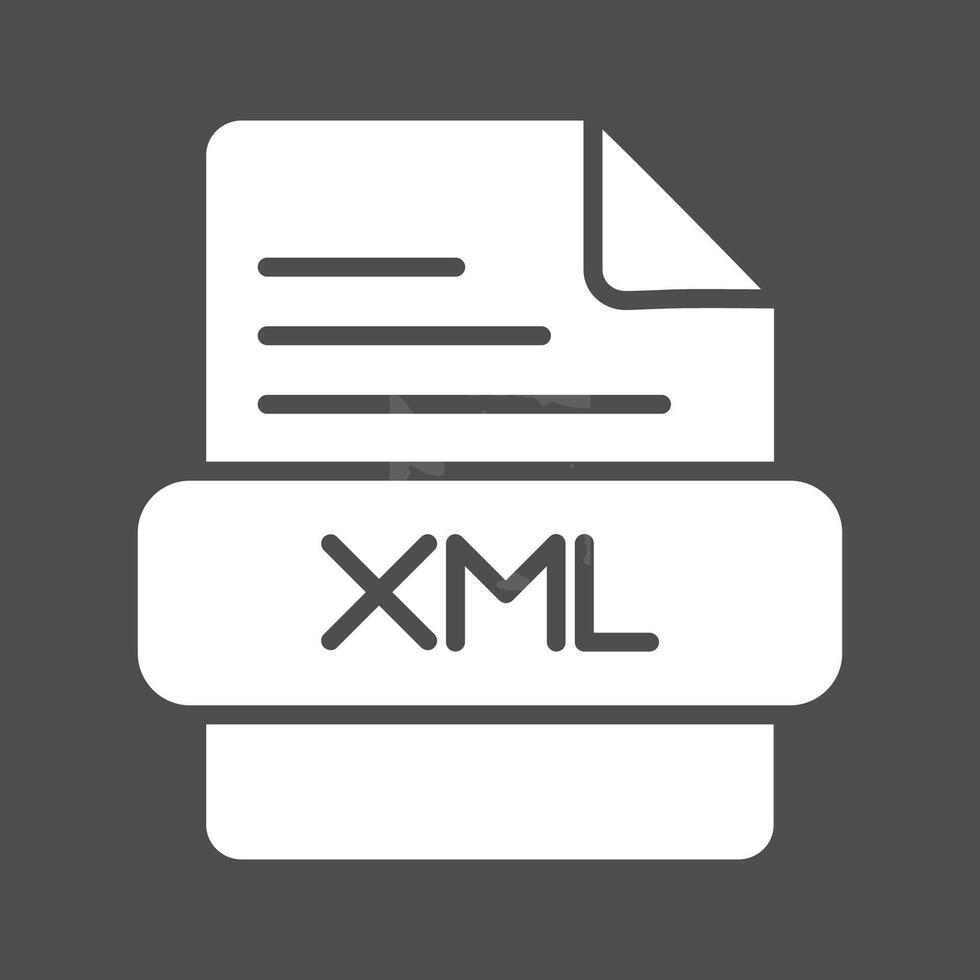 XML Vector Icon