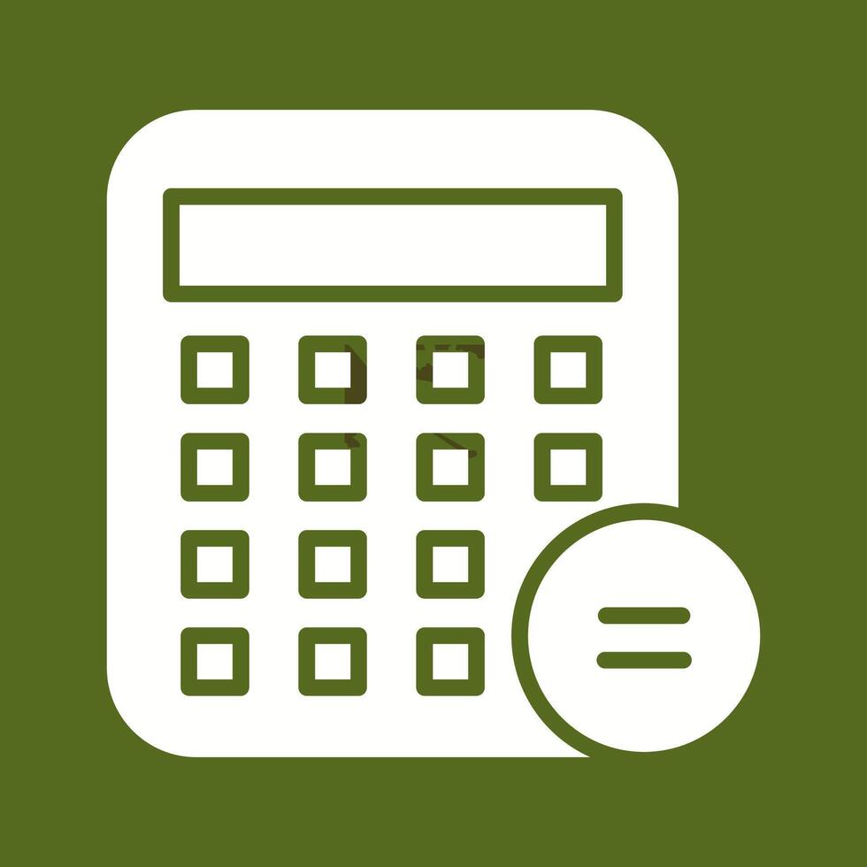 Business Calculator Vector Icon