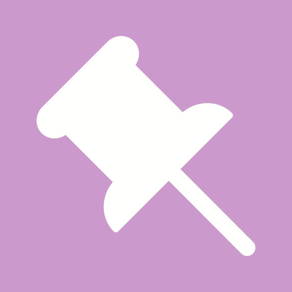 Push Pin Vector Icon