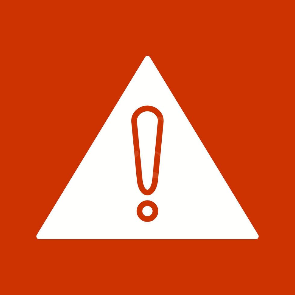 Caution Sign Vector Icon