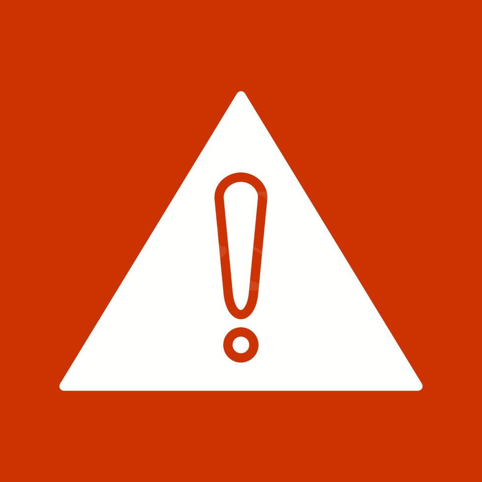 Caution Sign Vector Icon