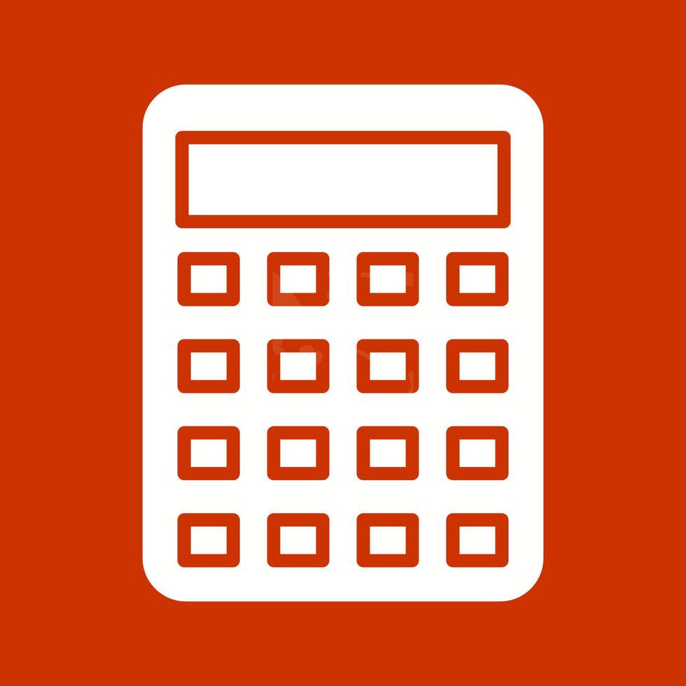Calculator Vector Icon