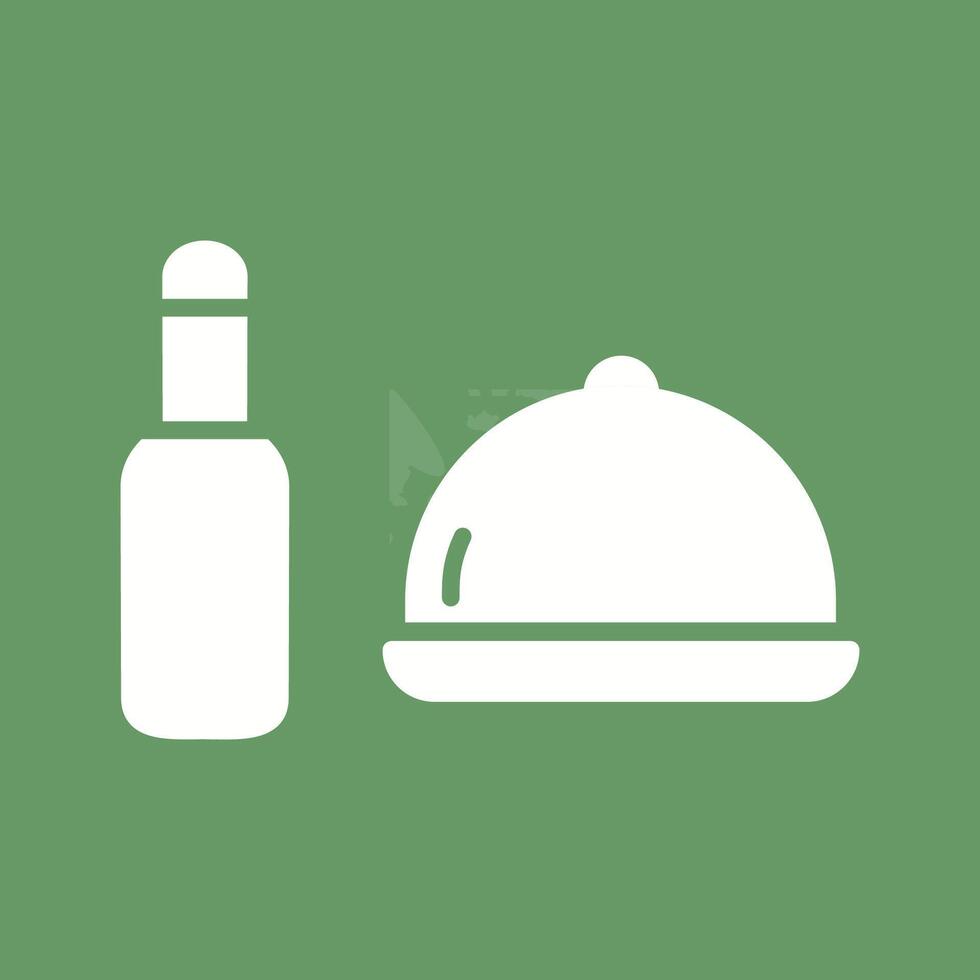 Food and Beer Vector Icon