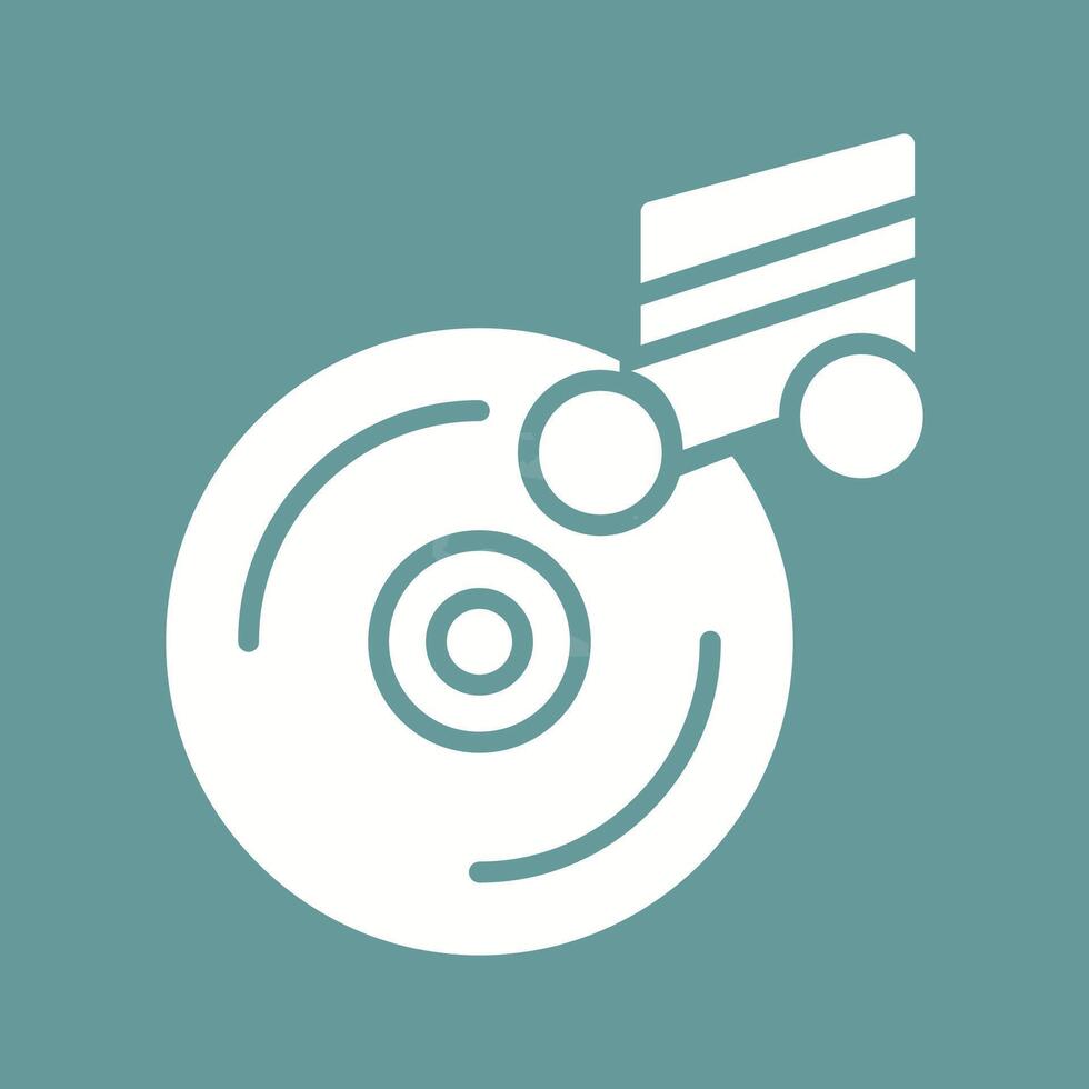 Music CD Vector Icon