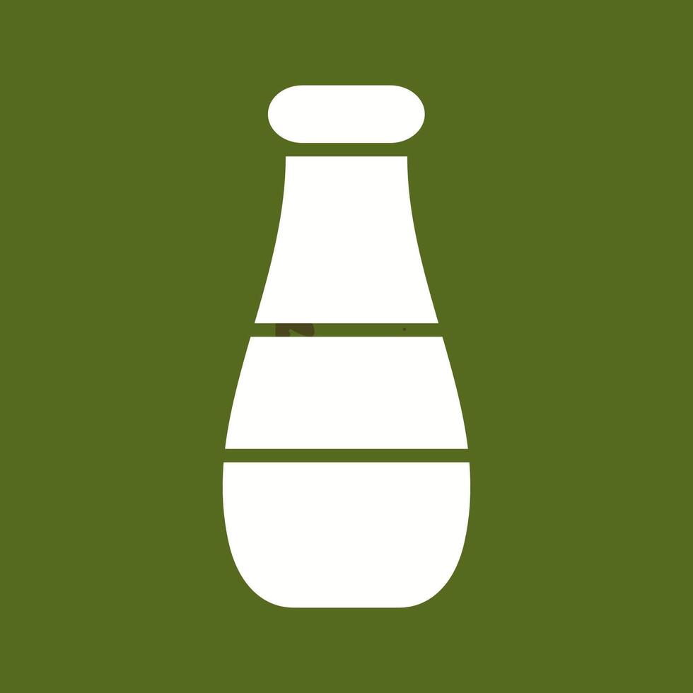 Milk Bottle Vector Icon