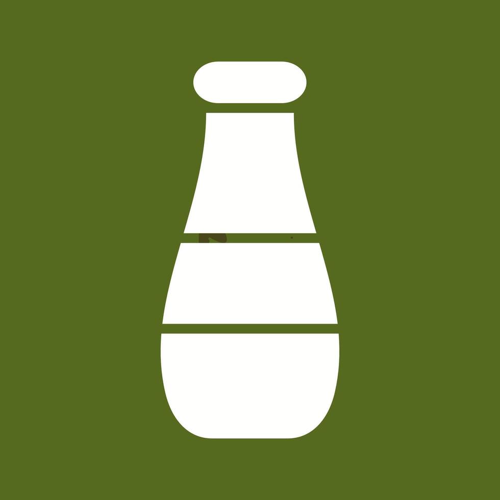 Milk Bottle Vector Icon