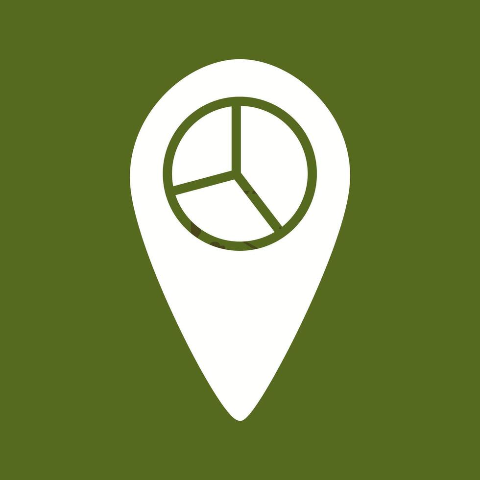Location Statistics Vector Icon