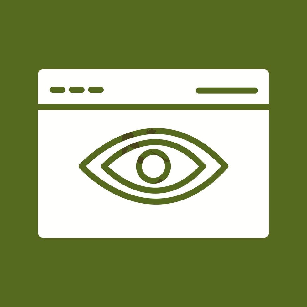 Web Visibility Vector Icon