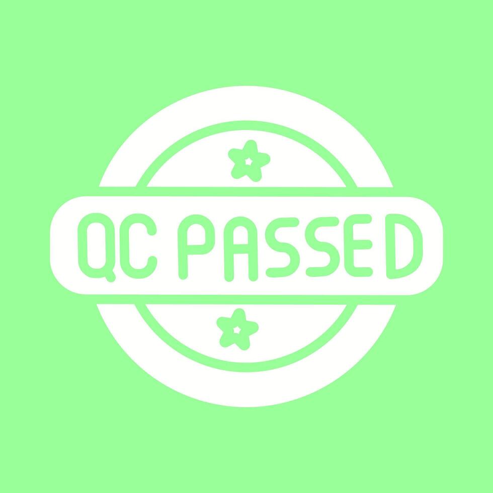 QC Passed Vector Icon