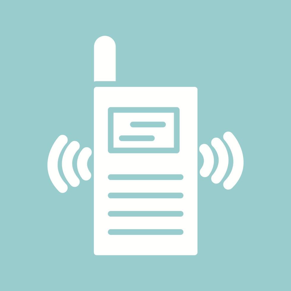 Walkie Talkie Vector Icon