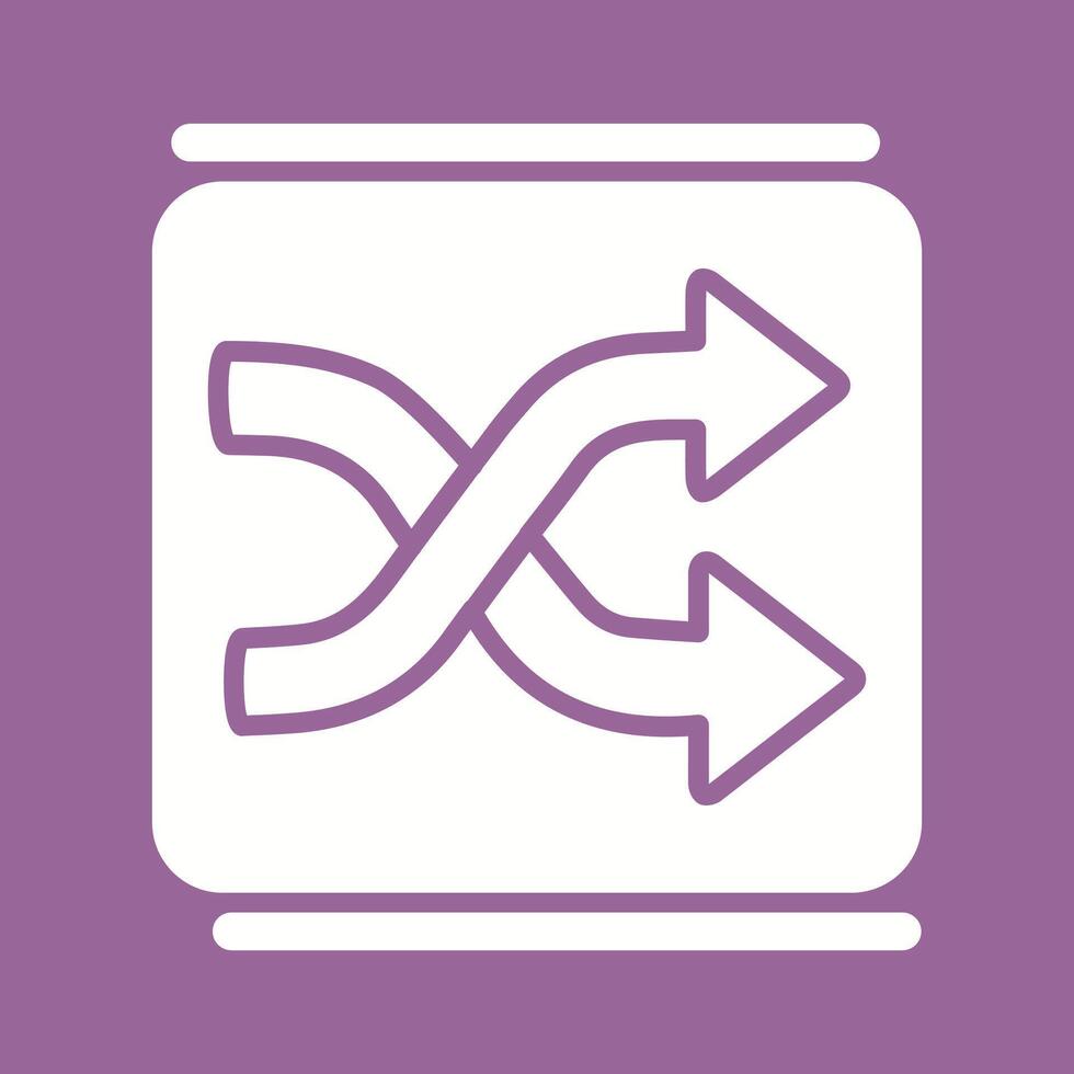 Shuffle Vector Icon