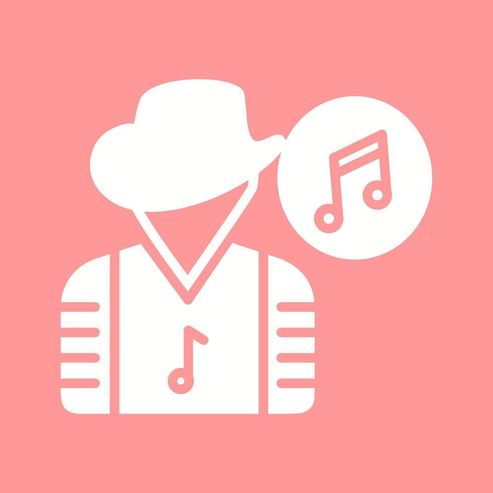 músico vector icono