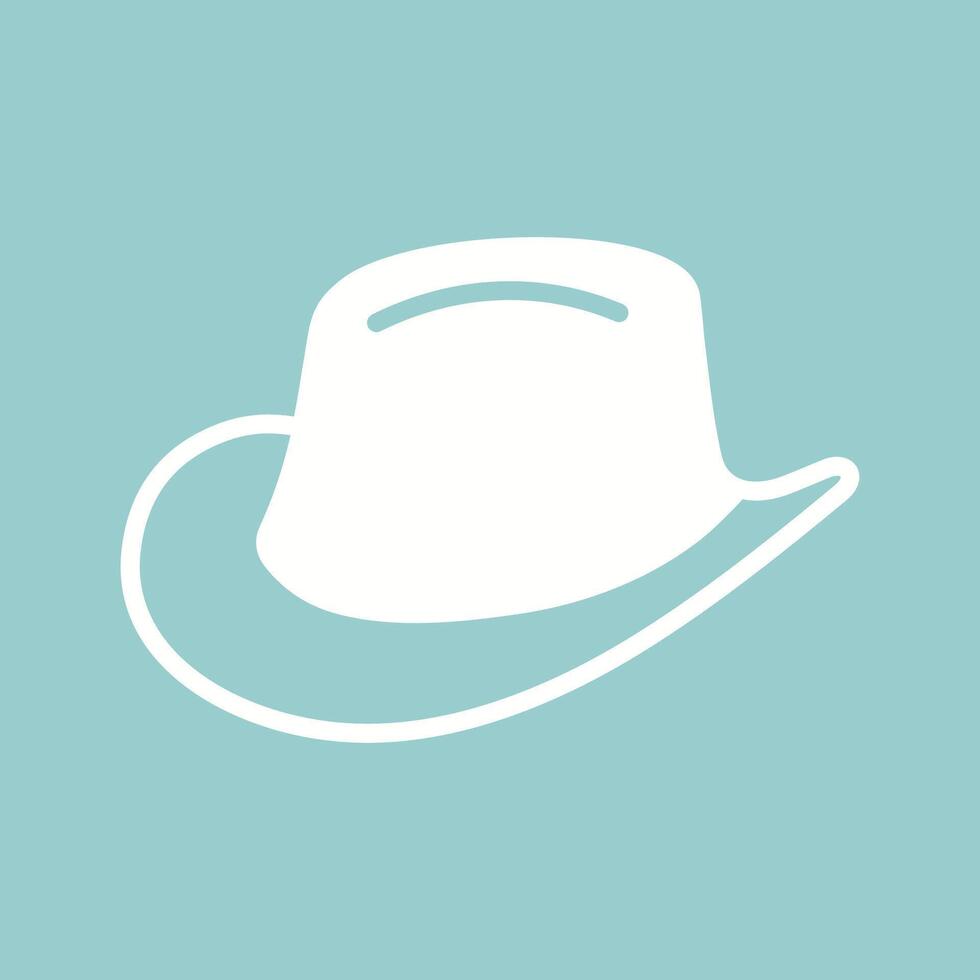 icono de vector de sombrero