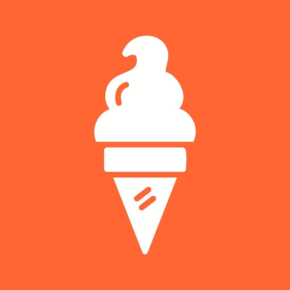 icono de vector de helado