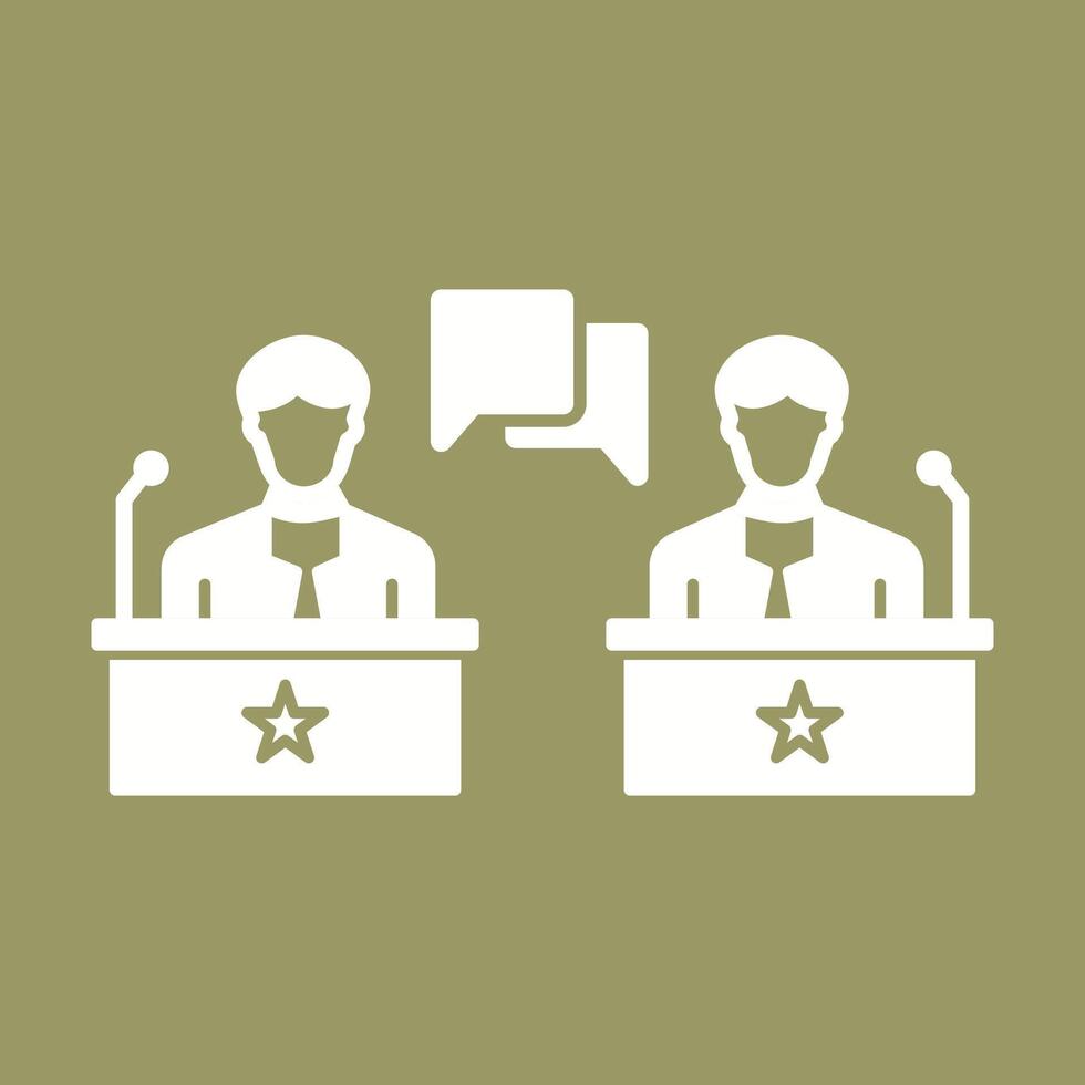 Debate Vector Icon