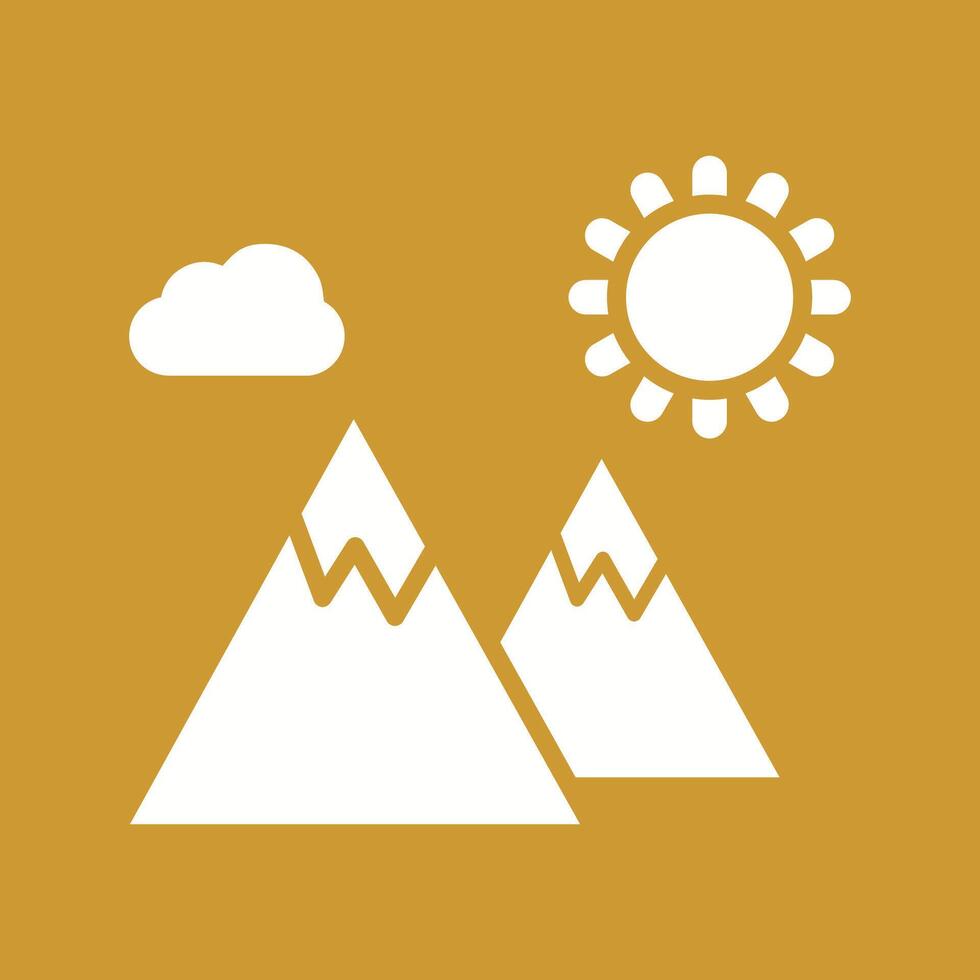 Mountain Vector Icon