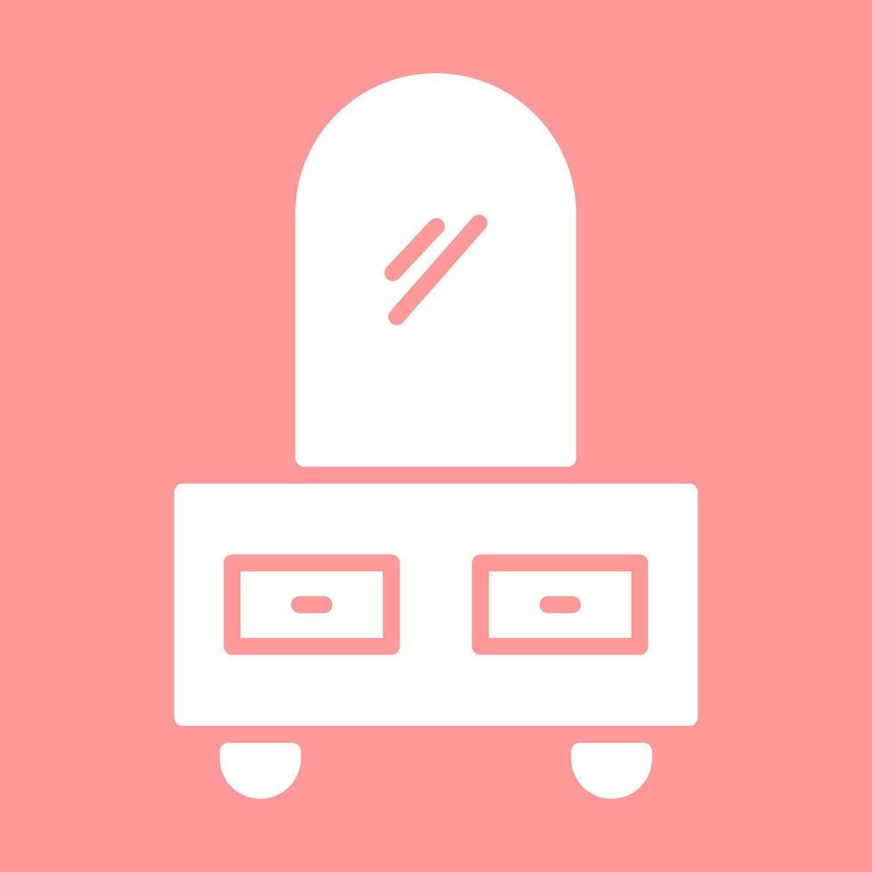 Dressing Table Vector Icon