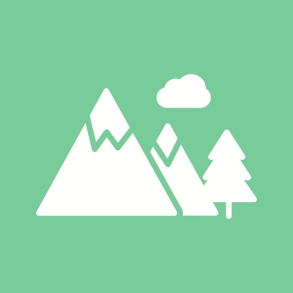 Mountain Vector Icon